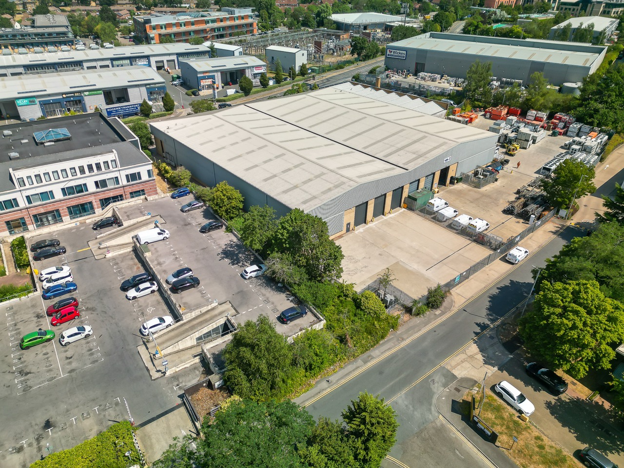 Aerial view of Thames Valley Connect